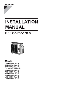 3MXM-N, 3AMXM-M, 4MXM-N, 5MXM-N_3PEN417620-2M_Installation manual_English download